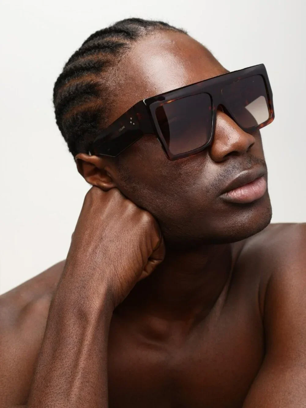 Celine BOLD 3 DOTS Women Sunglasses Havana Brown Gradient Square CL40092I 52F - Picture 10 of 11